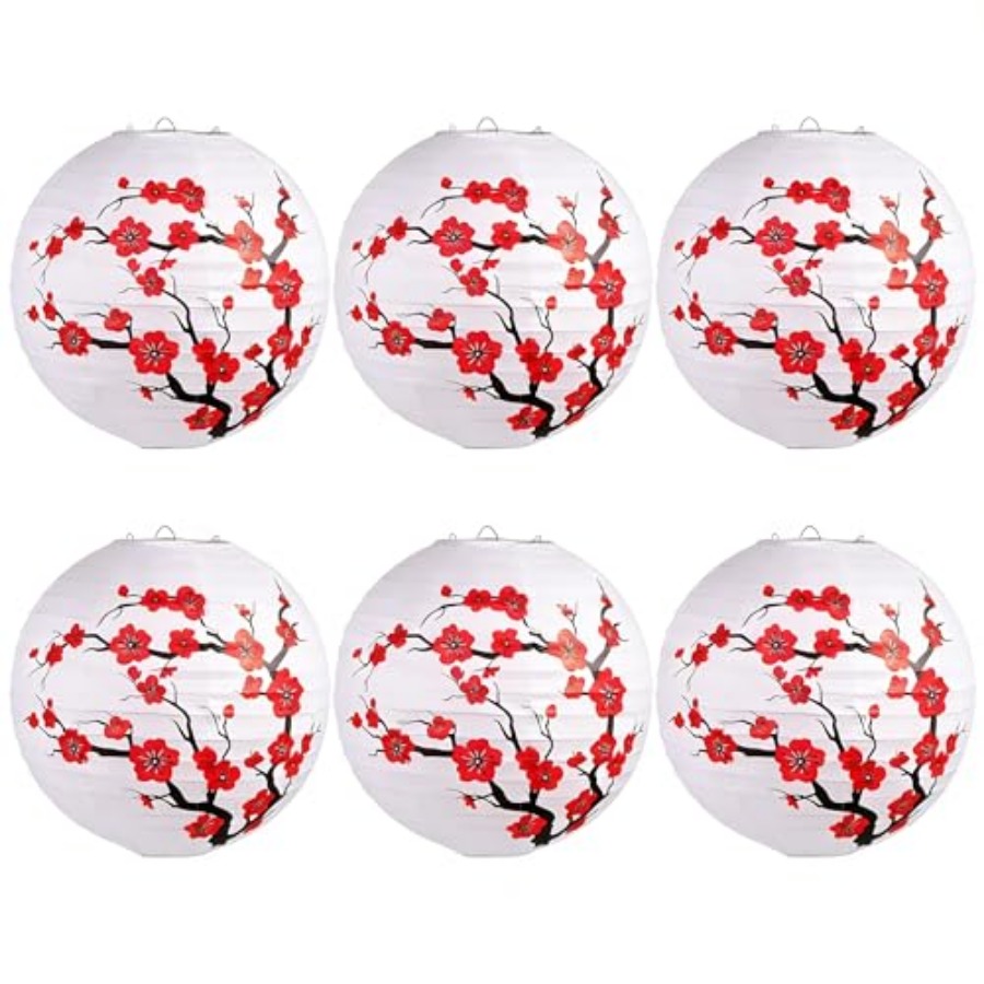 6Pack Chinese New Year Decorat - đánh giá và giá Japanese Lantern Paper