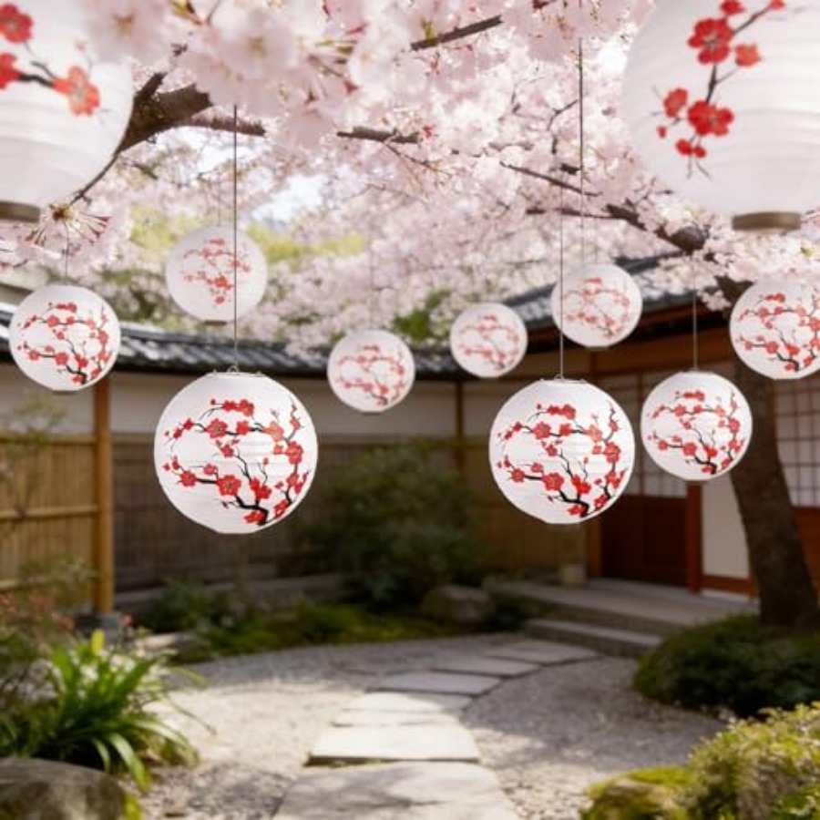 6Pack Chinese New Year Decorat - đánh giá và giá Japanese Lantern Paper