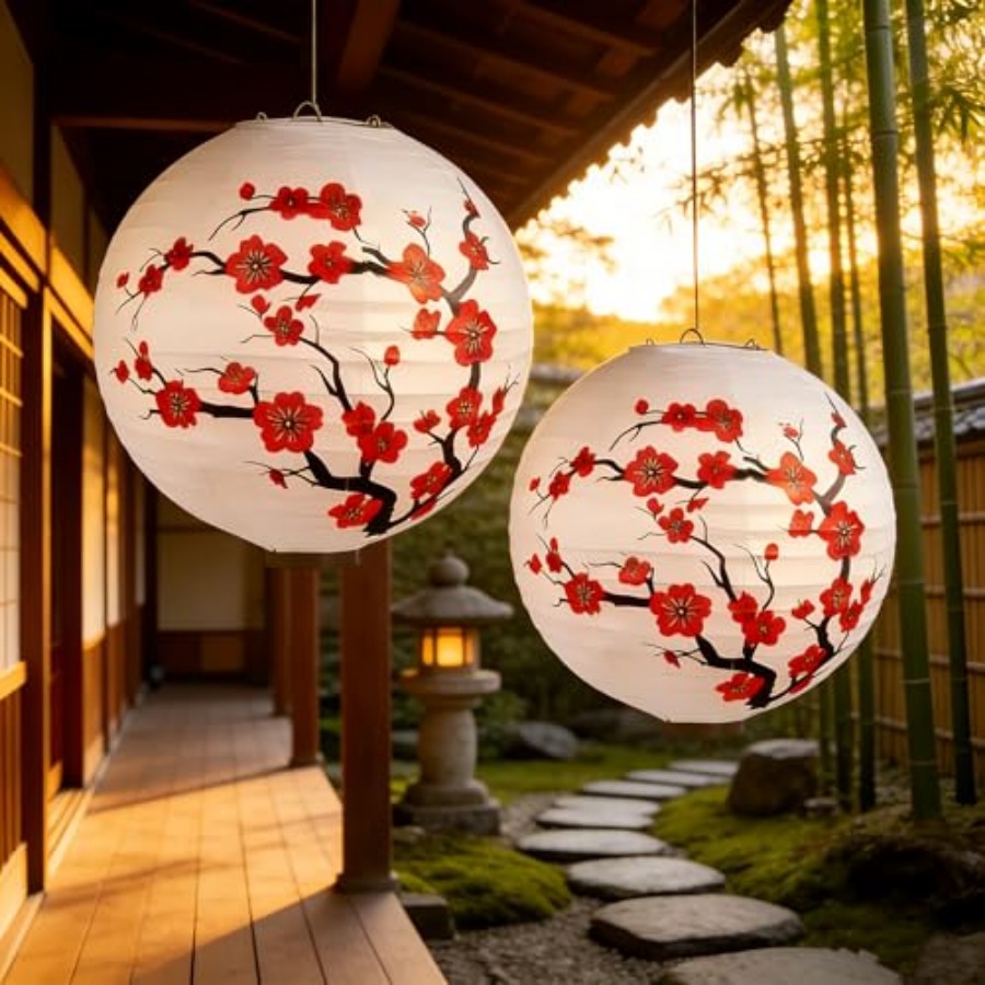 6Pack Chinese New Year Decorat - đánh giá và giá Japanese Lantern Paper