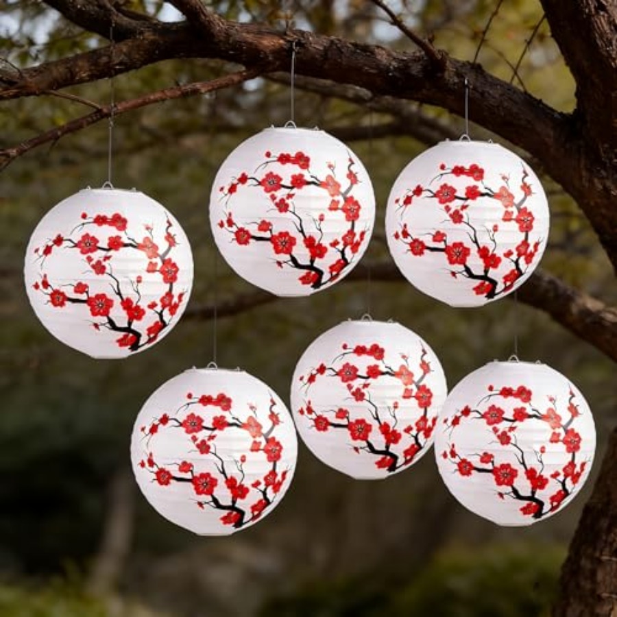 6Pack Chinese New Year Decorat - đánh giá và giá Japanese Lantern Paper