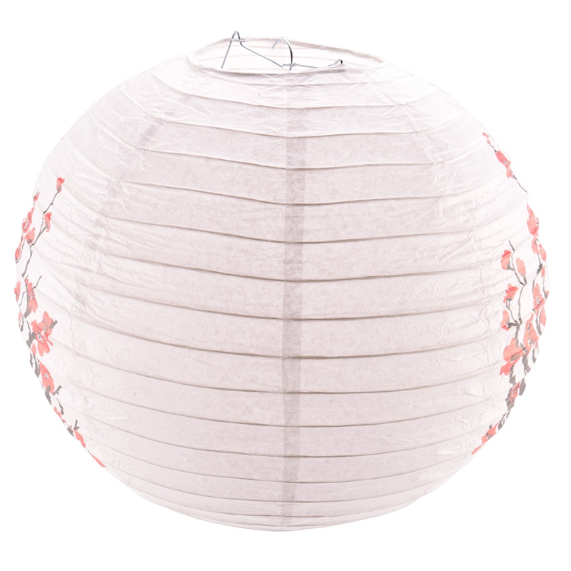 12-Inch Cherry Blossom Japanes - đánh giá và giá Japanese Lantern Paper