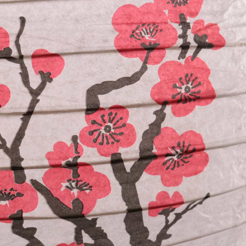12-Inch Cherry Blossom Japanes - đánh giá và giá Japanese Lantern Paper