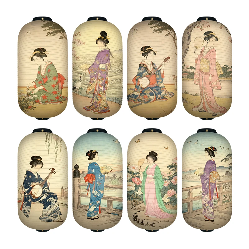 1PC Japanese Court Lady Patter - đánh giá và giá Japanese Lantern Paper