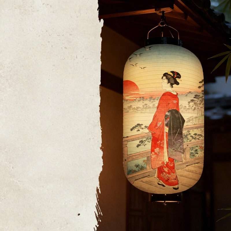 1PC Japanese Court Lady Patter - đánh giá và giá Japanese Lantern Paper