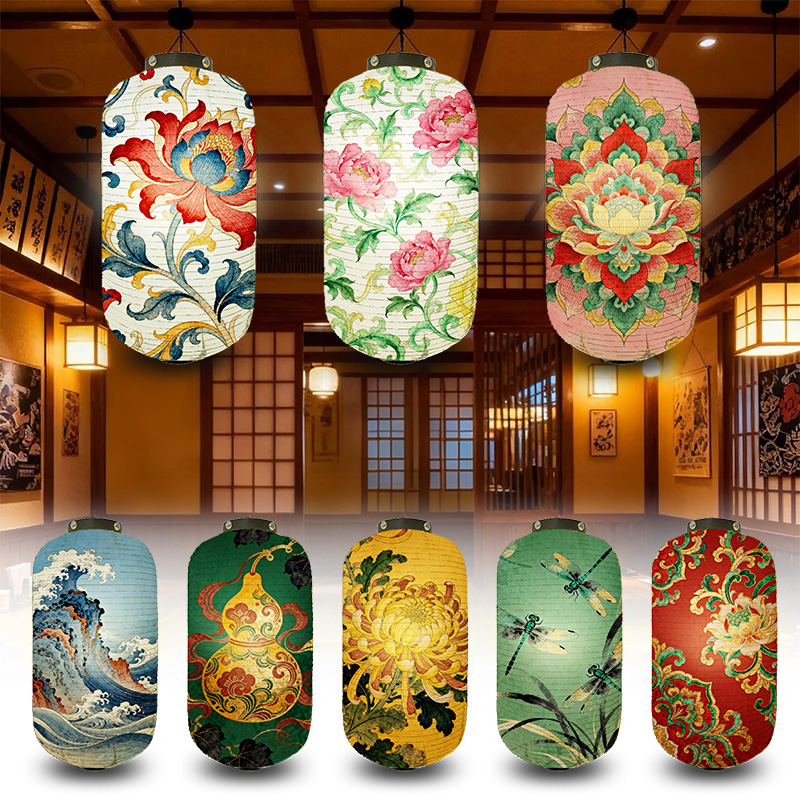 Sakura Printed Lantern Japanes - đánh giá và giá Japanese Lantern Paper